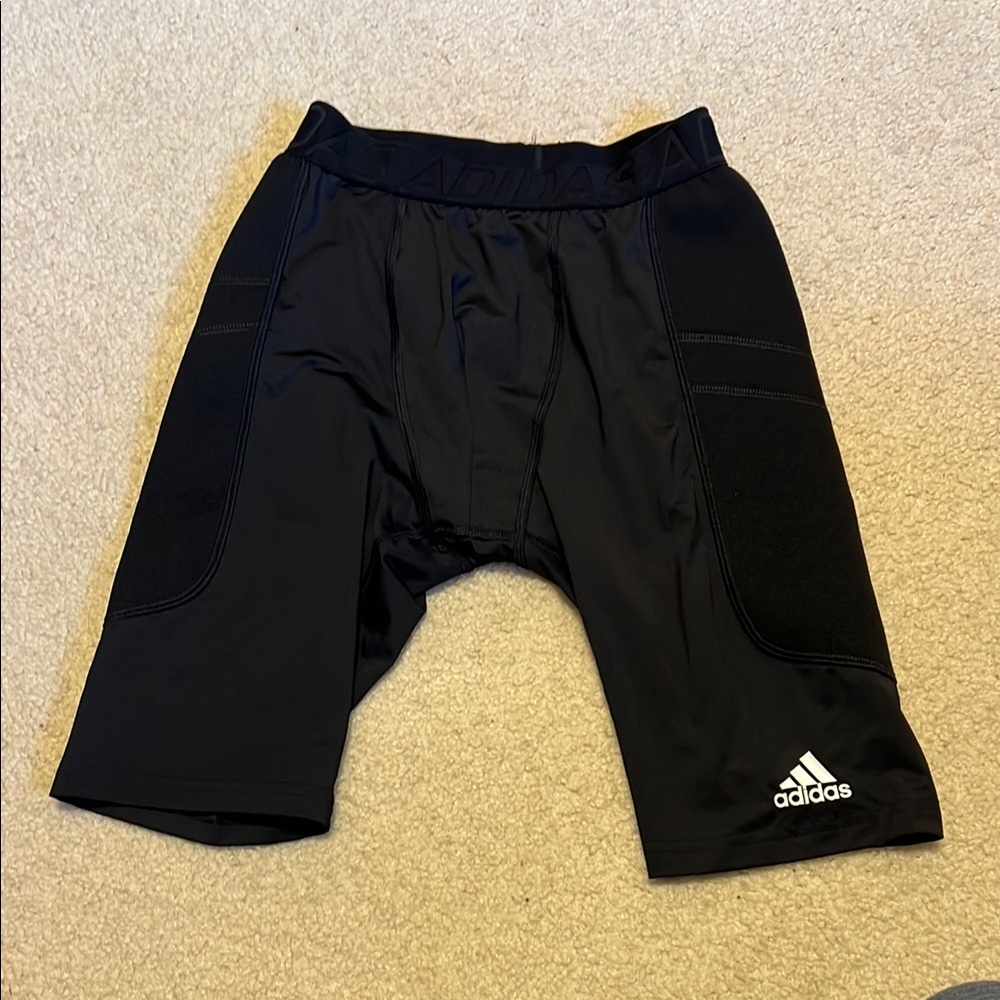 Adidas Black Performance Sliding Shorts